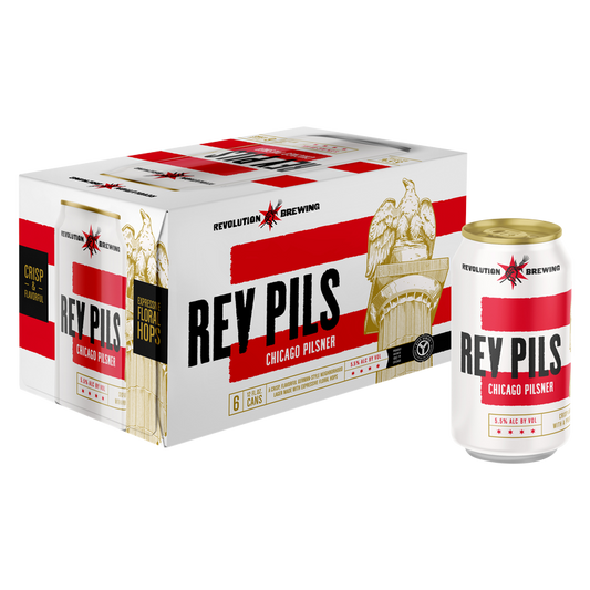 Revolution Pils 6pk 12oz Can 5.5% ABV