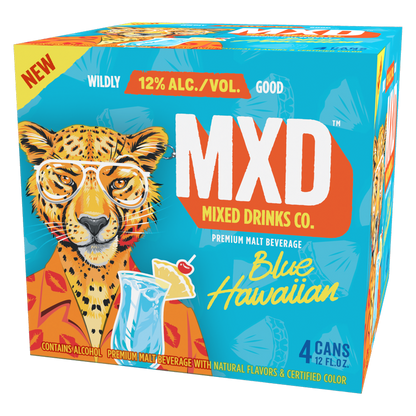 MXD Blue Hawaiian 4pk 12oz Can 12% ABV