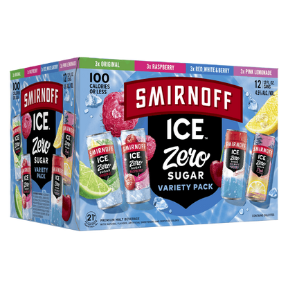 SMIRNOFF ICE ZERO SUG VP 12PKC (12PKC 12 OZ)