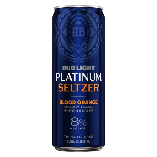 Bud Light Platinum Hard Seltzer Blood Orange 12oz Can 8% ABV