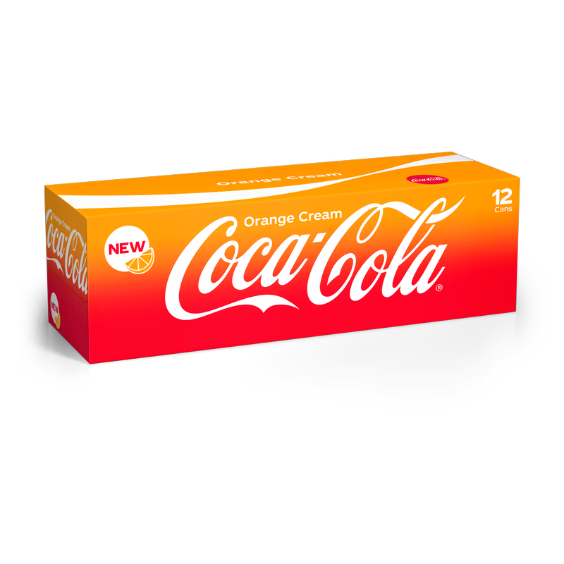 Coca-Cola Orange Cream 12pk 12oz Can