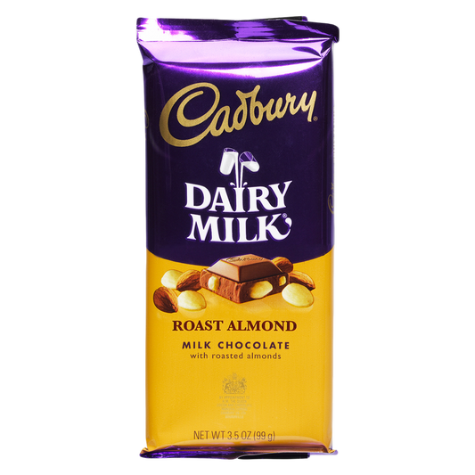 Cadbury Roast Almond Milk Chocolate Bar 3.5oz