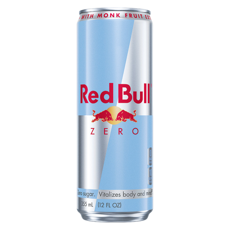 Red Bull Energy Drink Zero 12oz Can