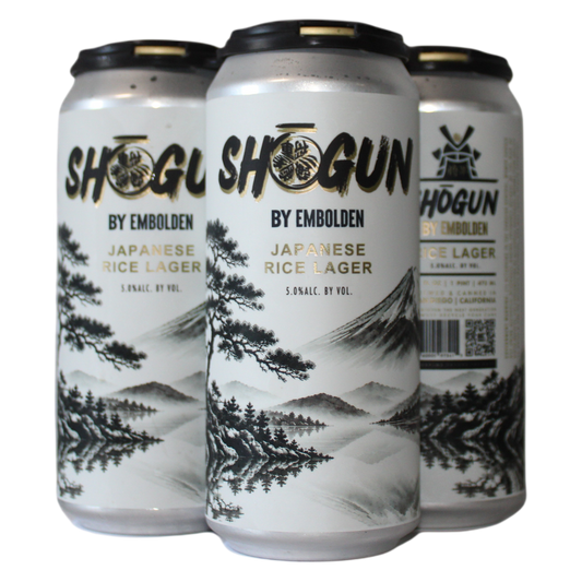 Embolden Shogun Japanese Rice Lager 4pk 16oz Can