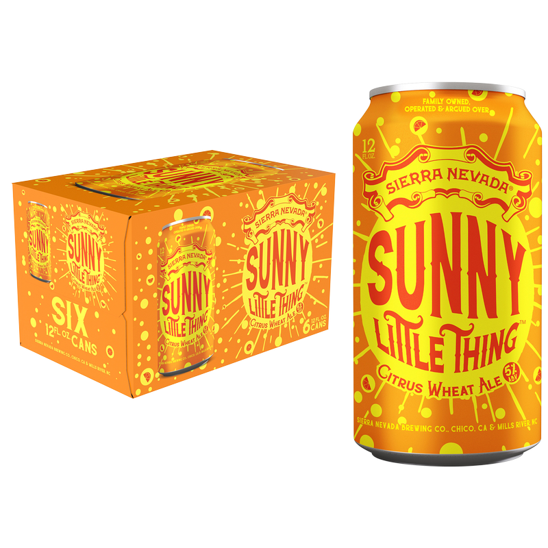 Sierra Nevada Sunny Little Things Citrus Wheat 6pk 12oz Can 5.0% ABV