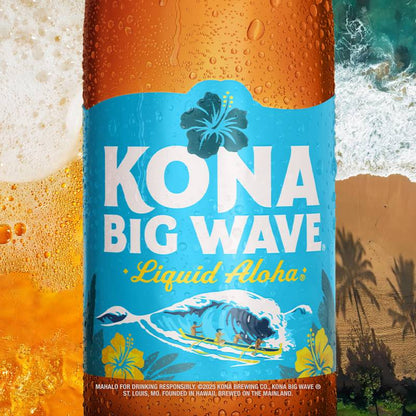 Kona Big Wave Premium Beer 12pk 12oz Bottles 4.4% ABV
