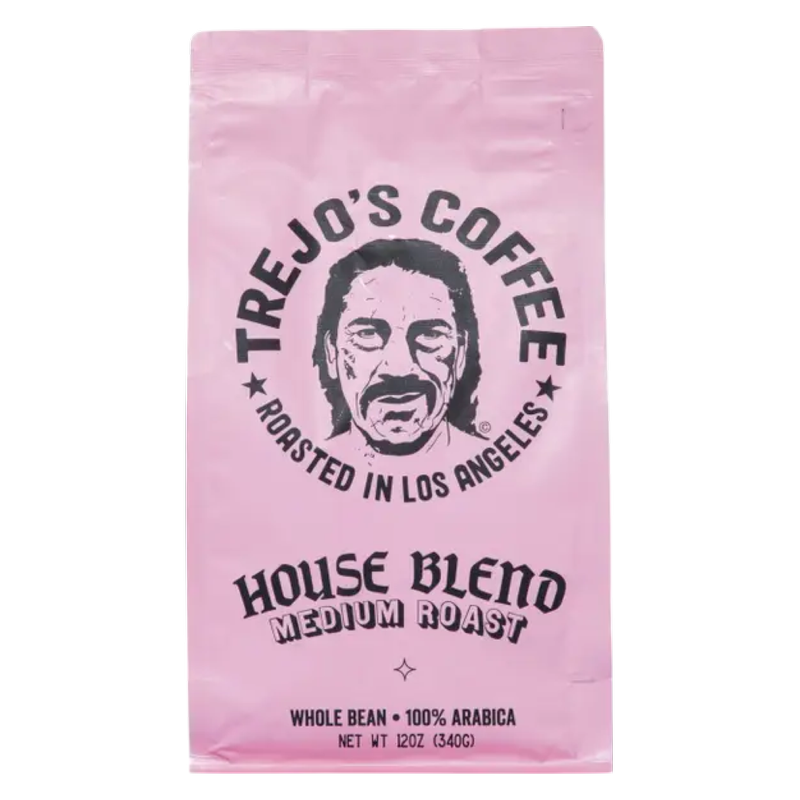 Trejo's Coffee Medium Roast Whole Bean Coffee, 12 oz