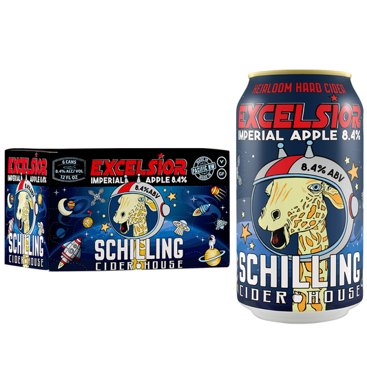 Schilling Cider Excelsior Imperial Apple 6pk 12oz Can 8.4% ABV