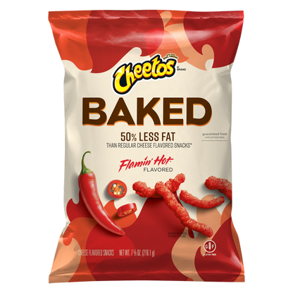 Cheetos Baked Flamin' Hot Flavored, 7.62oz