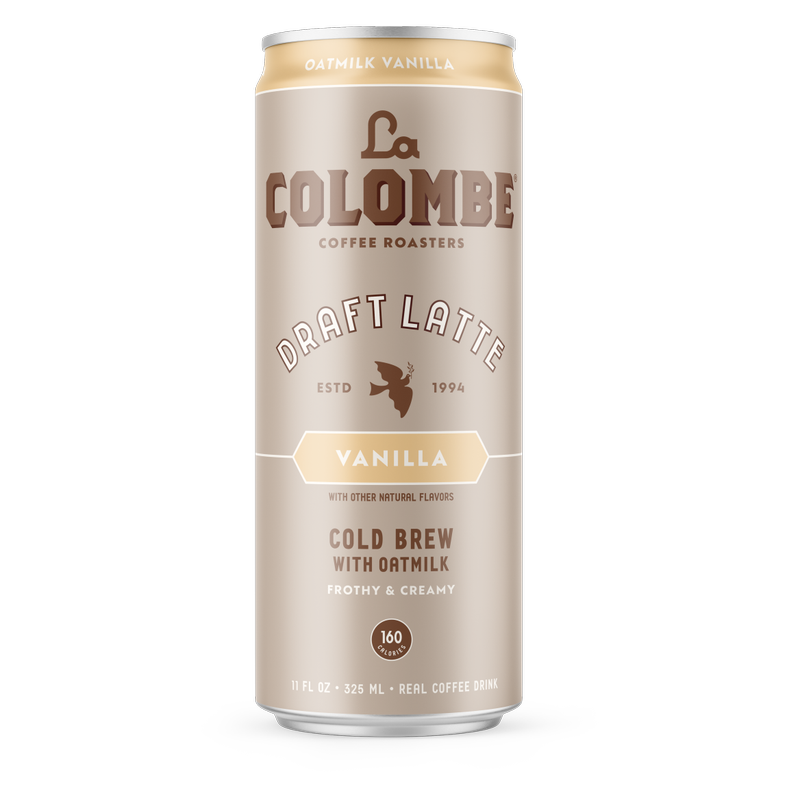 La Colombe Oatmilk Vanilla Draft Latte 11oz Can