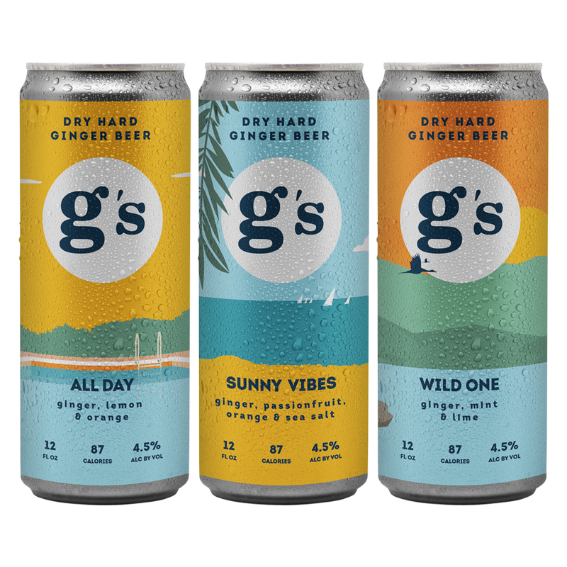 G's Hard Ginger Beer Variety Pack (6PKC 12 OZ)