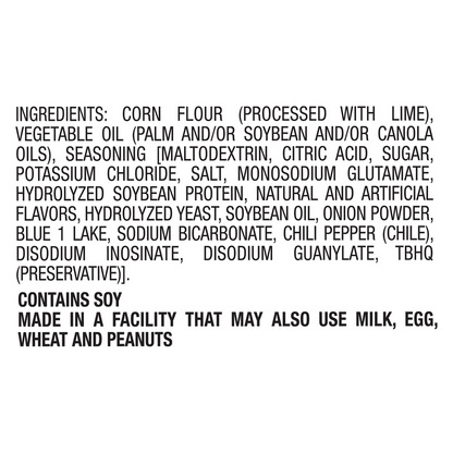 Takis Blue Heat Spicy Rolled Tortilla Chips Snack Size Bag 3.25oz