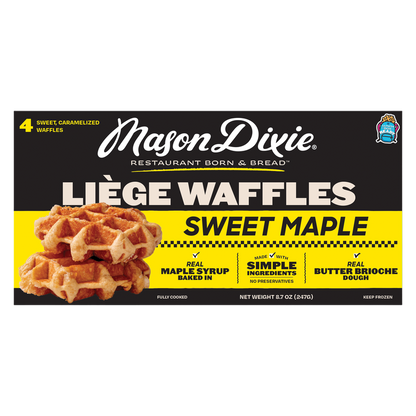Mason Dixie Foods Maple Liege Waffle 4ct 8oz