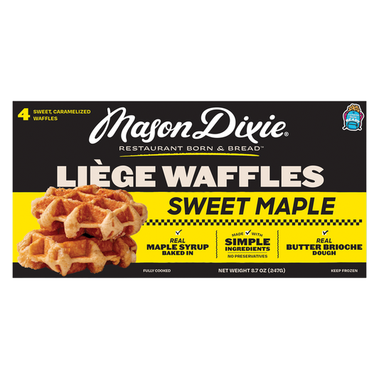 Mason Dixie Foods Maple Liege Waffle 4ct 8oz