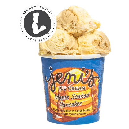 Jeni's Maple Soaked Pancakes Ice Cream Pint