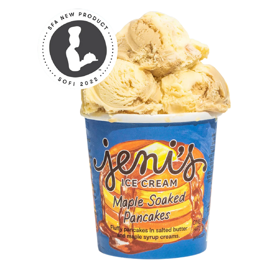 Jeni's Maple Soaked Pancakes Ice Cream Pint