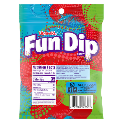 Fun Dip, Cherry Yum and Apple, 2.07 oz