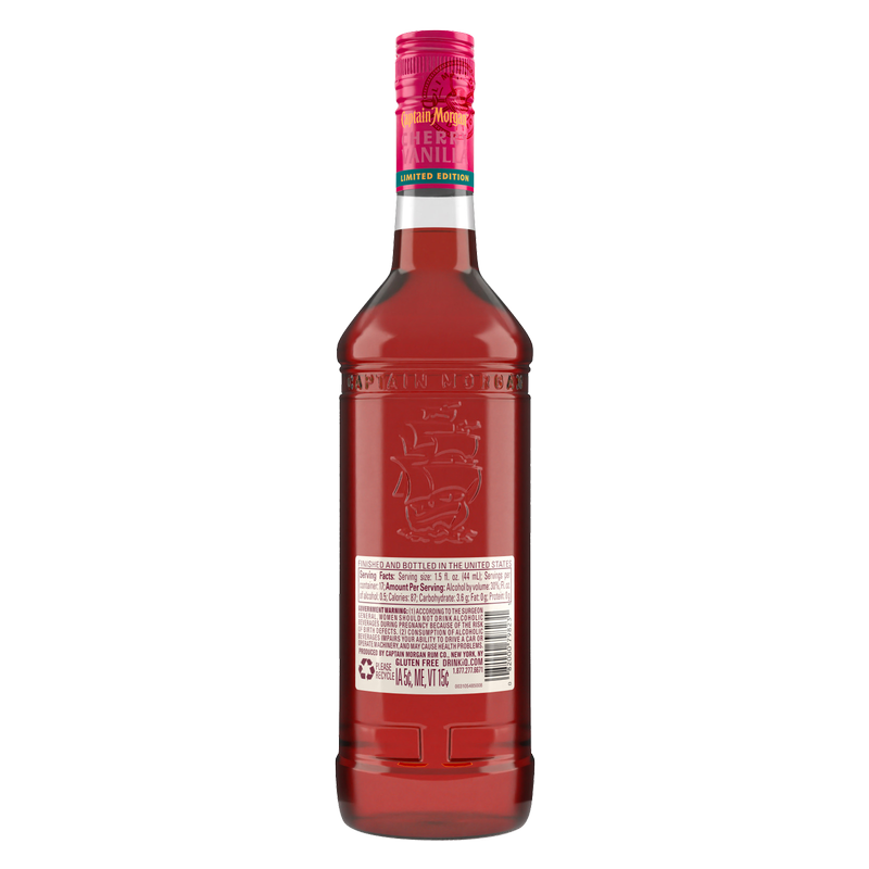 Captain Morgan Cherry Vanilla Rum, 750 mL