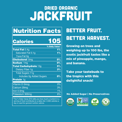 Mavuno Harvest Organic Unsweetened Dried Jackfruit, 2oz