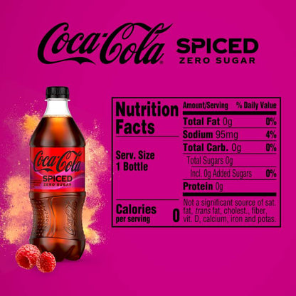 Coca-Cola Zero Sugar Spiced 20oz Btl
