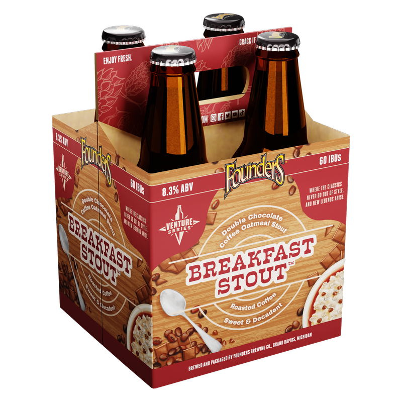 Founders Brewing Breakfast Stout 4pk 12oz Btl