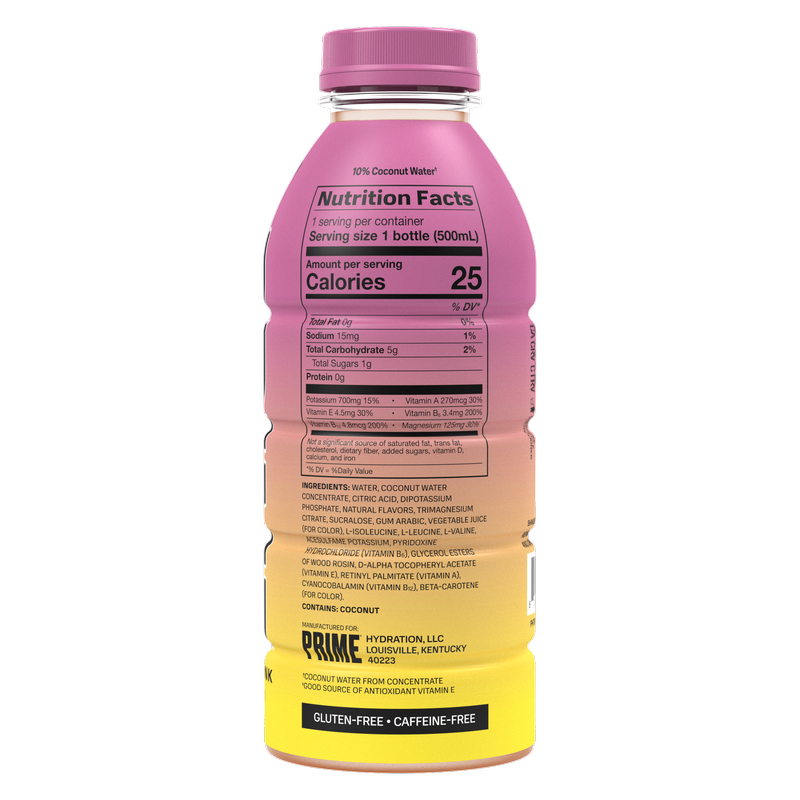 Prime Hydration Strawberry Banana 16.9oz Btl