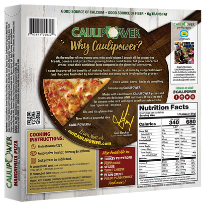 CAULIPOWER Margherita Stone-fired Cauliflower Crust Pizza 11.5in 10.9oz