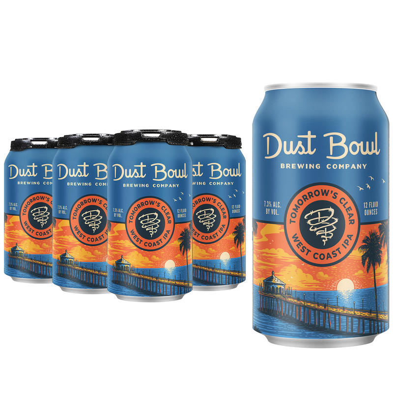 Dust Bowl Brewing Tomorrow's Clear West Coast IPA 6pk 12oz Can 7.3% ABV