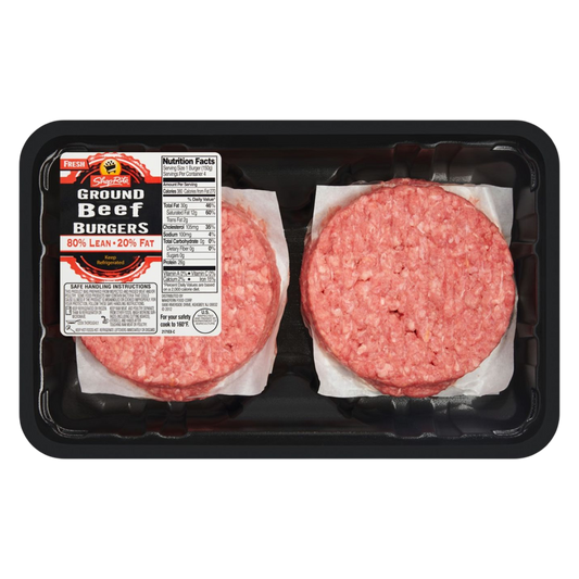 Beef Patties 80% Lean - Avg 1.3lb