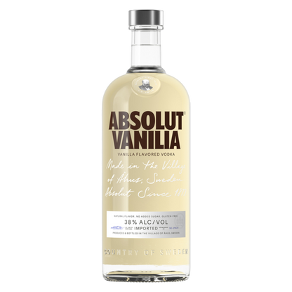 Absolut Vanilla Vodka 1L (76 proof)