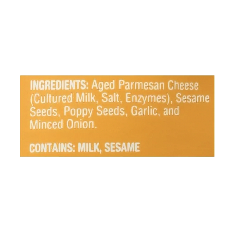 ParmCrisps Gluten-Free Everything Oven-Baked Parm Crisp Cheese Crackers, 1.75 oz