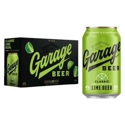 Garage Beer Classic Lime Beer 15pk 12oz 4% ABV