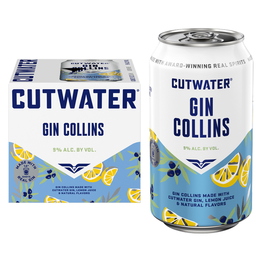 Cutwater RTD Gin Collins 4pk 12oz Can 9% ABV