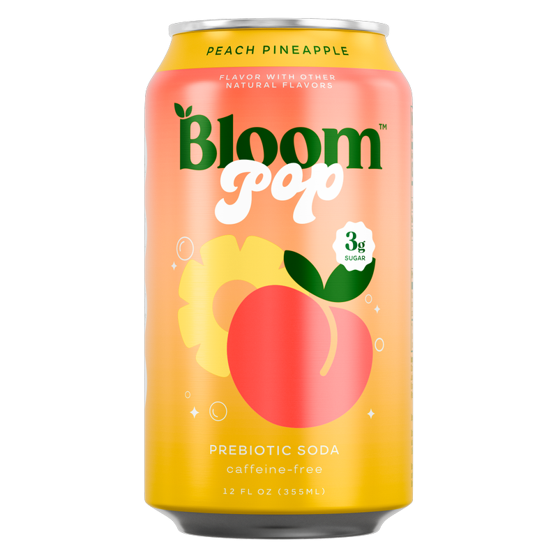 Bloom Pop Peach Pineapple 12oz Can