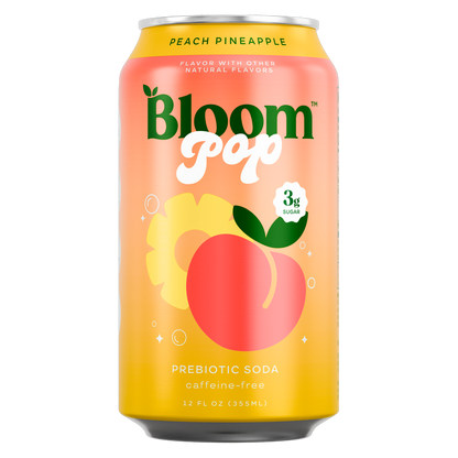 Bloom Pop Peach Pineapple 12oz Can