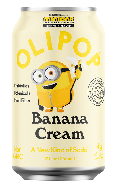 OLIPOP Banana Cream 12 oz