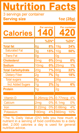 Turbana Sweet Plantain Chips 3oz Bag