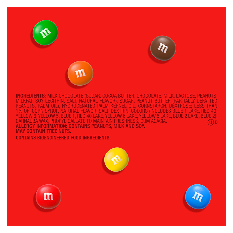M&M's Peanut Butter Milk Chocolate Candies Share Size 2.83oz