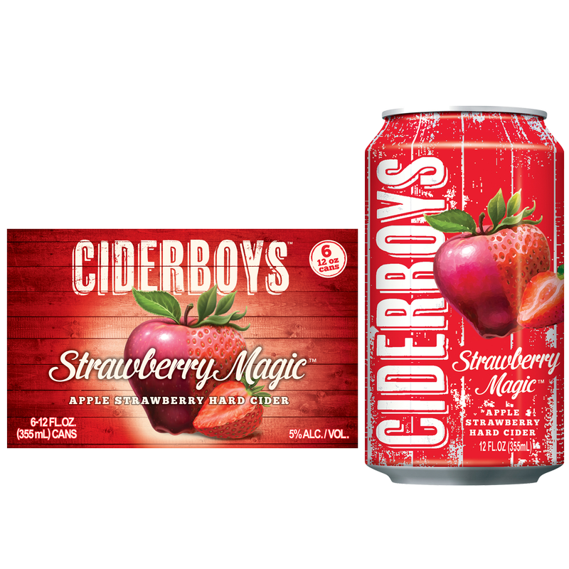 Ciderboys Strawberry Magic 6pk 12oz