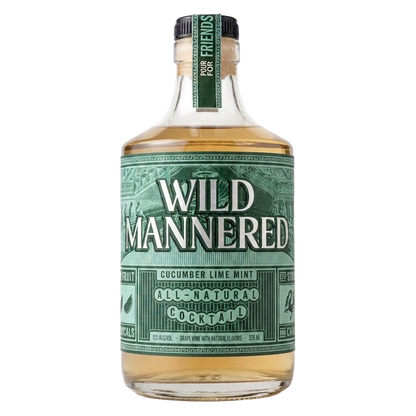 Wild Mannered Cucumber Lime Mint Cocktail 375ml