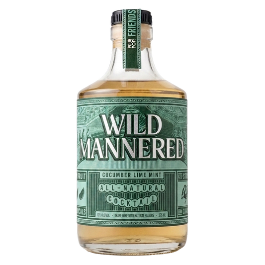 Wild Mannered Cucumber Lime Mint Cocktail 375ml