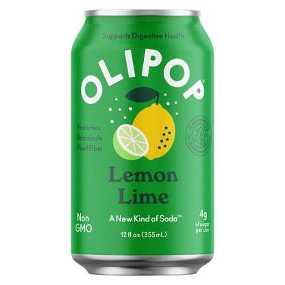Olipop Lemon Lime 12oz Can