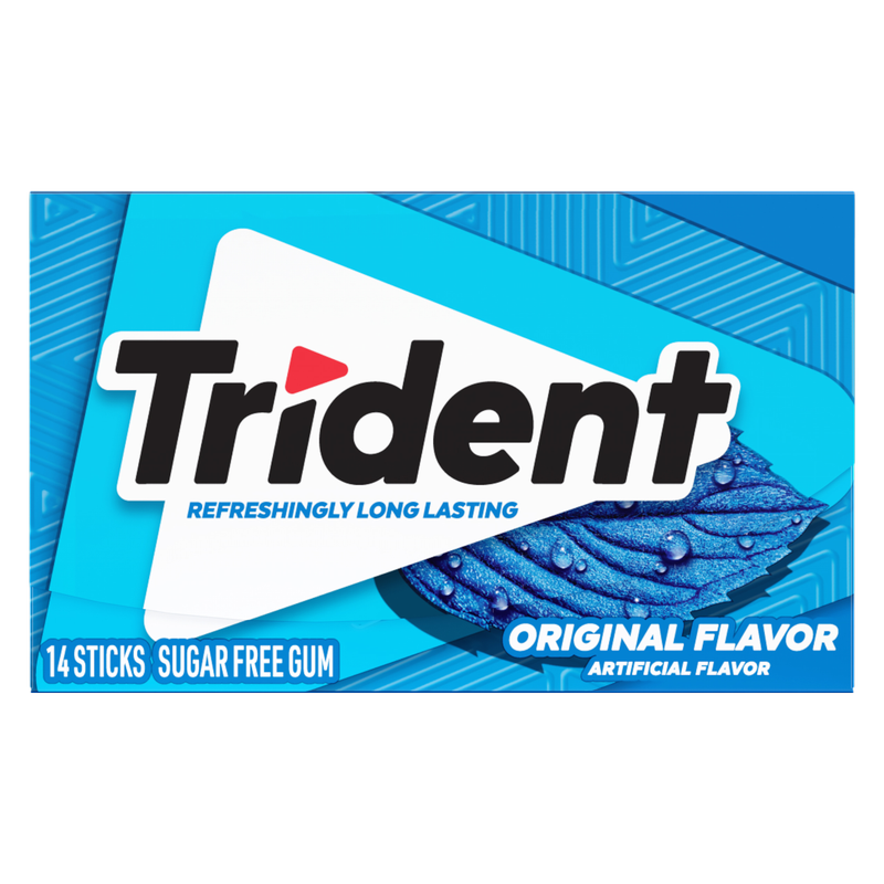 Trident Original Flavored Gum, 14pc