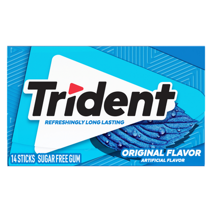Trident Original Flavored Gum, 14pc