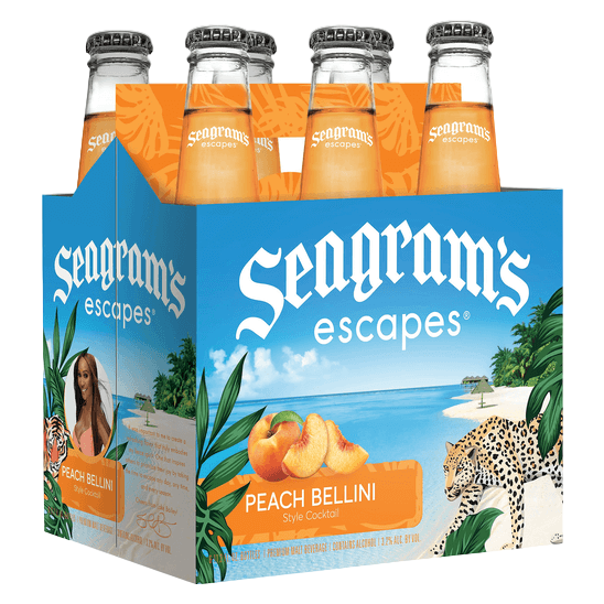 Seagram's Peach Bellini 6pk 11.2 oz Btl 3.2% ABV