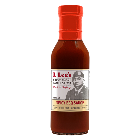J. Lee's Spicy Gourmet BBQ Sauce 12oz