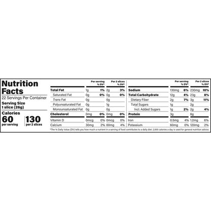 Sara Lee 100% Whole Wheat Bread - 20oz