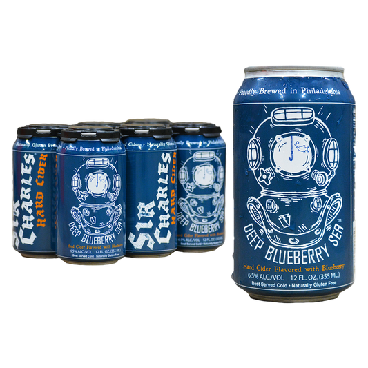 Sir Charles Deep Blueberry Sea Cider 6pk 12oz Can 6.5% ABV