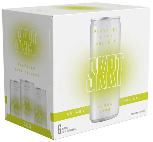 SKRT Hard Seltzer Lemon Lime 6pk 12oz Can