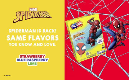 Popsicle Spider-Man Frozen Bars 6ct